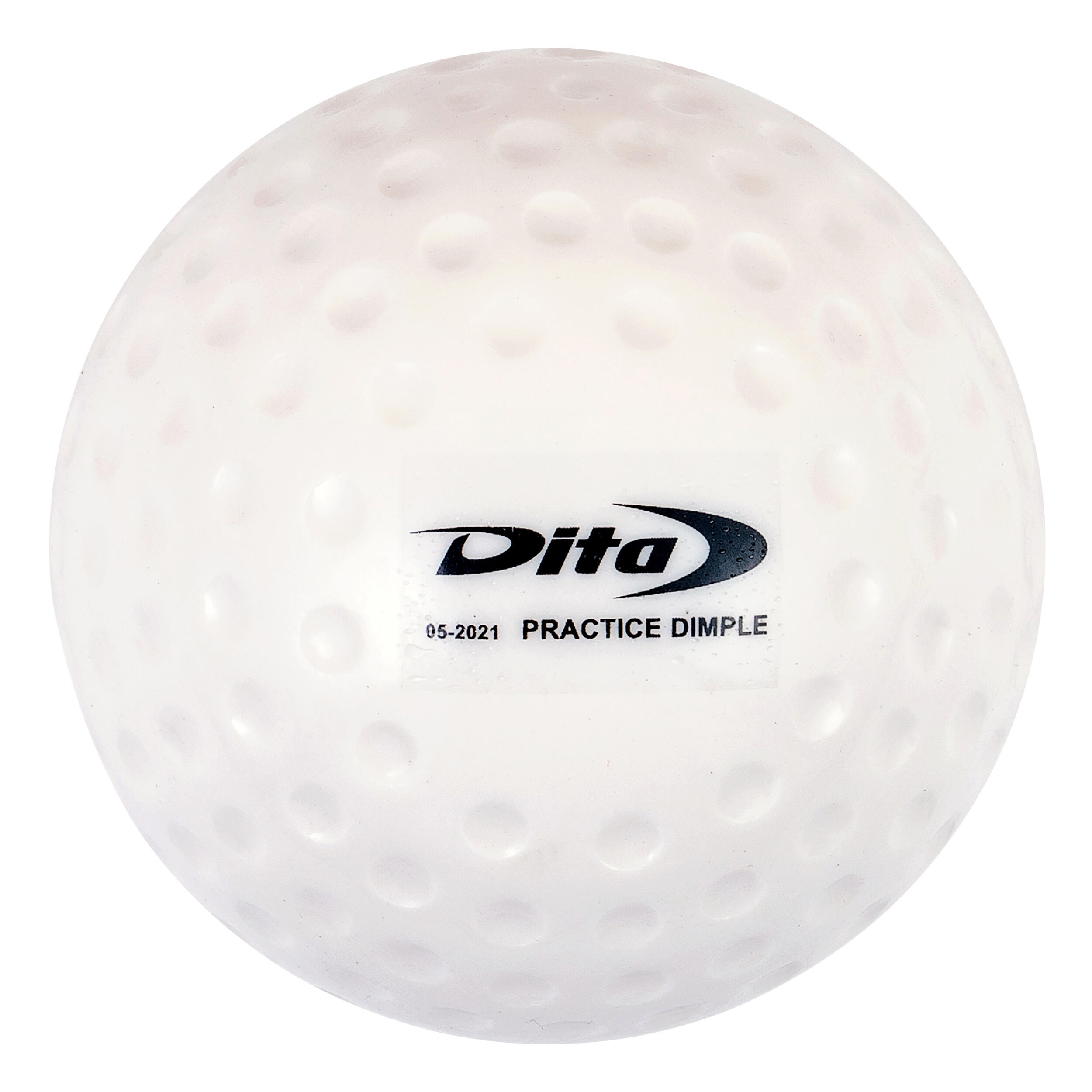 Dimpled Field Hockey Ball Practice - White 1/3