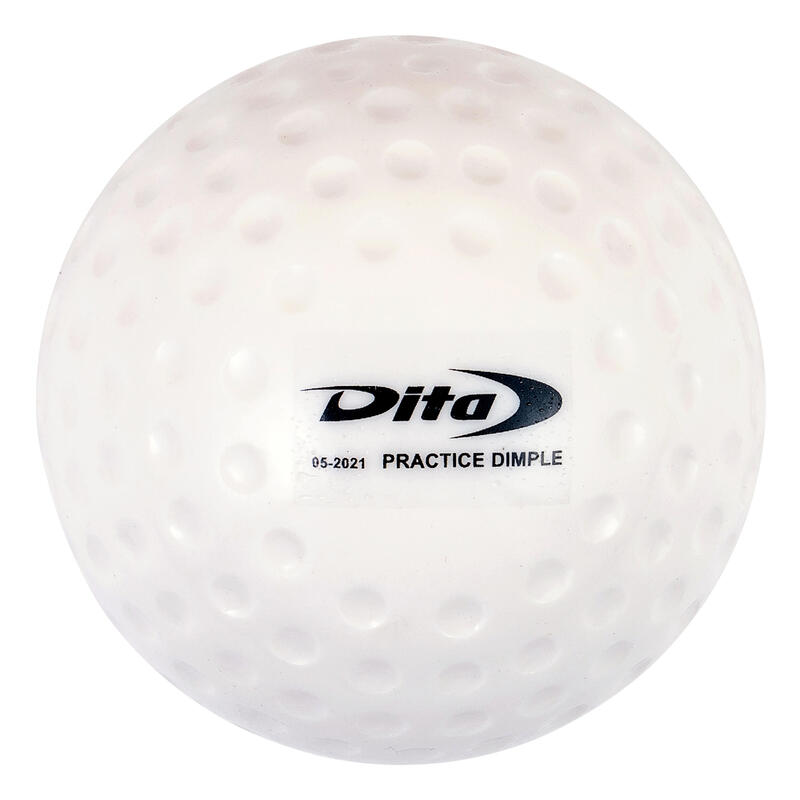 Dimpled Field Hockey Ball Practice White DITA Decathlon