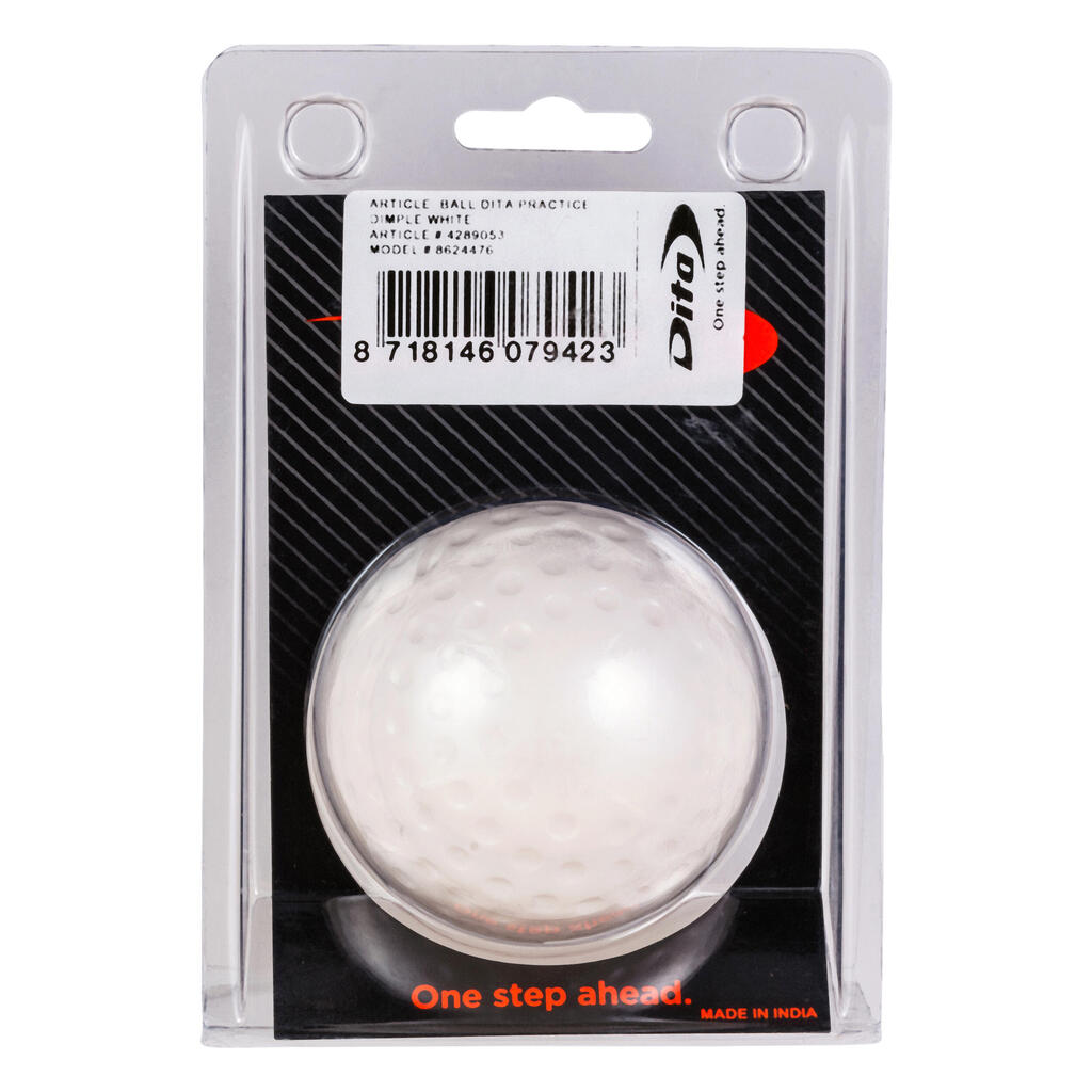 Dimpled Field Hockey Ball Practice - White