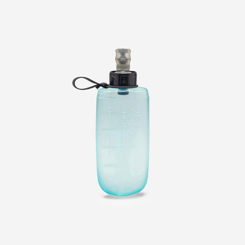 Flasque de running 250ml souple pour sac d'hydratation, Gourde avec valve  de sécurité à mordre, Profil ergonomique