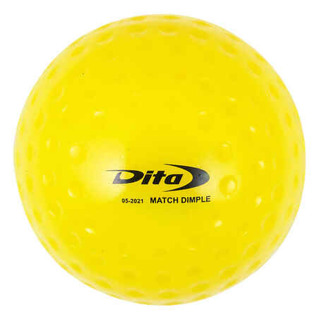 Dimpled Field Hockey Ball - Yellow