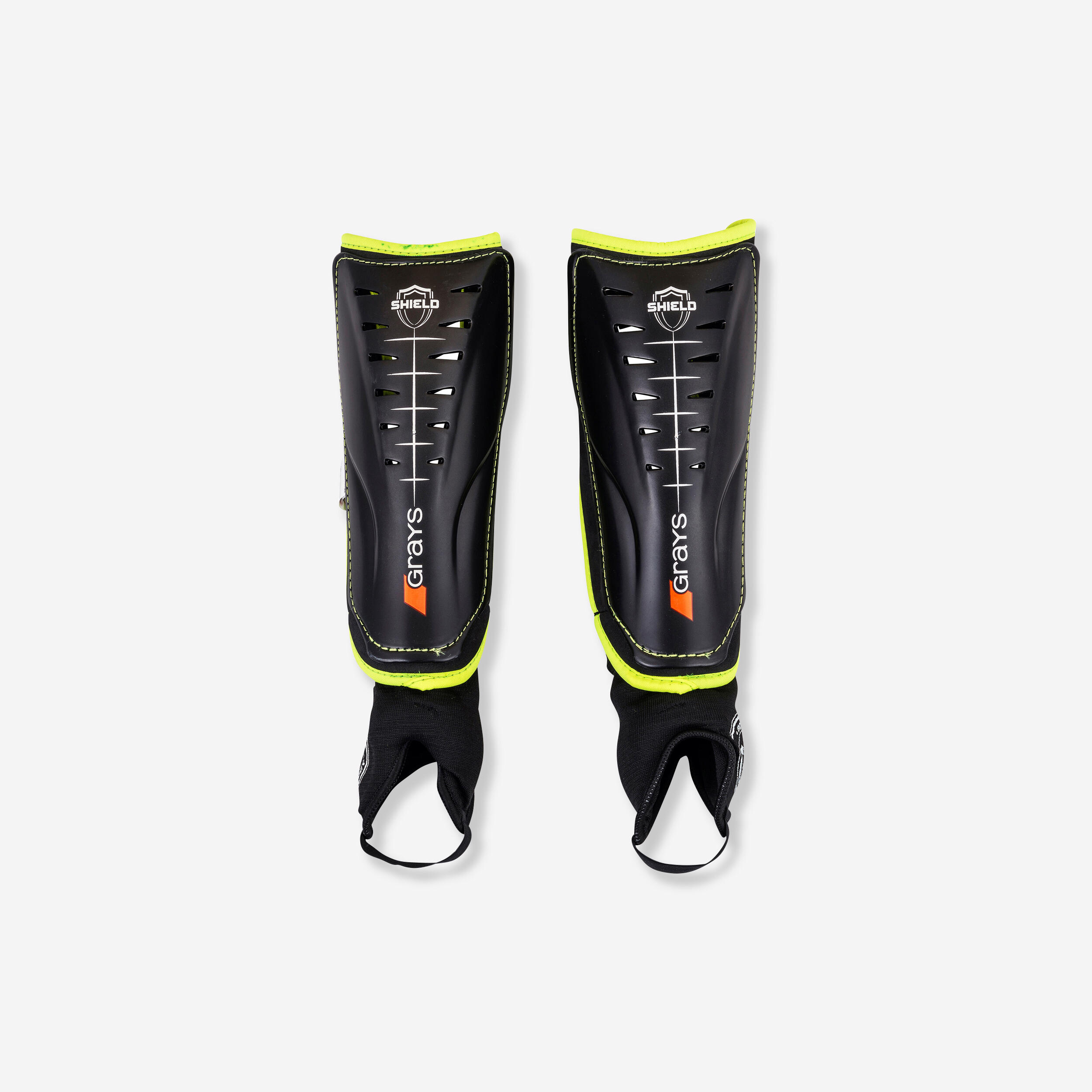 Grays - Protège-tibias De Hockey Sur Gazon Intensité Faible Ado/adulte Shield Noir Jaune - Protège-tibia - Hockey Sur Gazon - Jaune-noir - 38 S -
