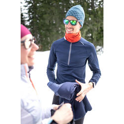 Collant chaud de ski de fond noir XC S TIGHT 100 homme pour les clubs et  collectivités