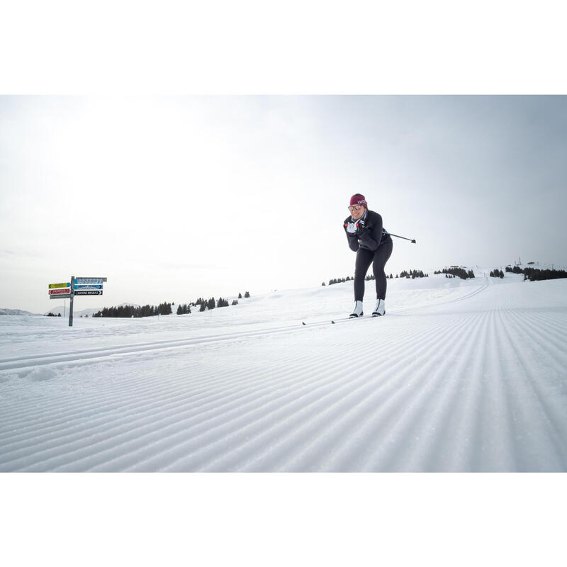 Clăpari schi fond XC S BOOT 500 Alb Damă 