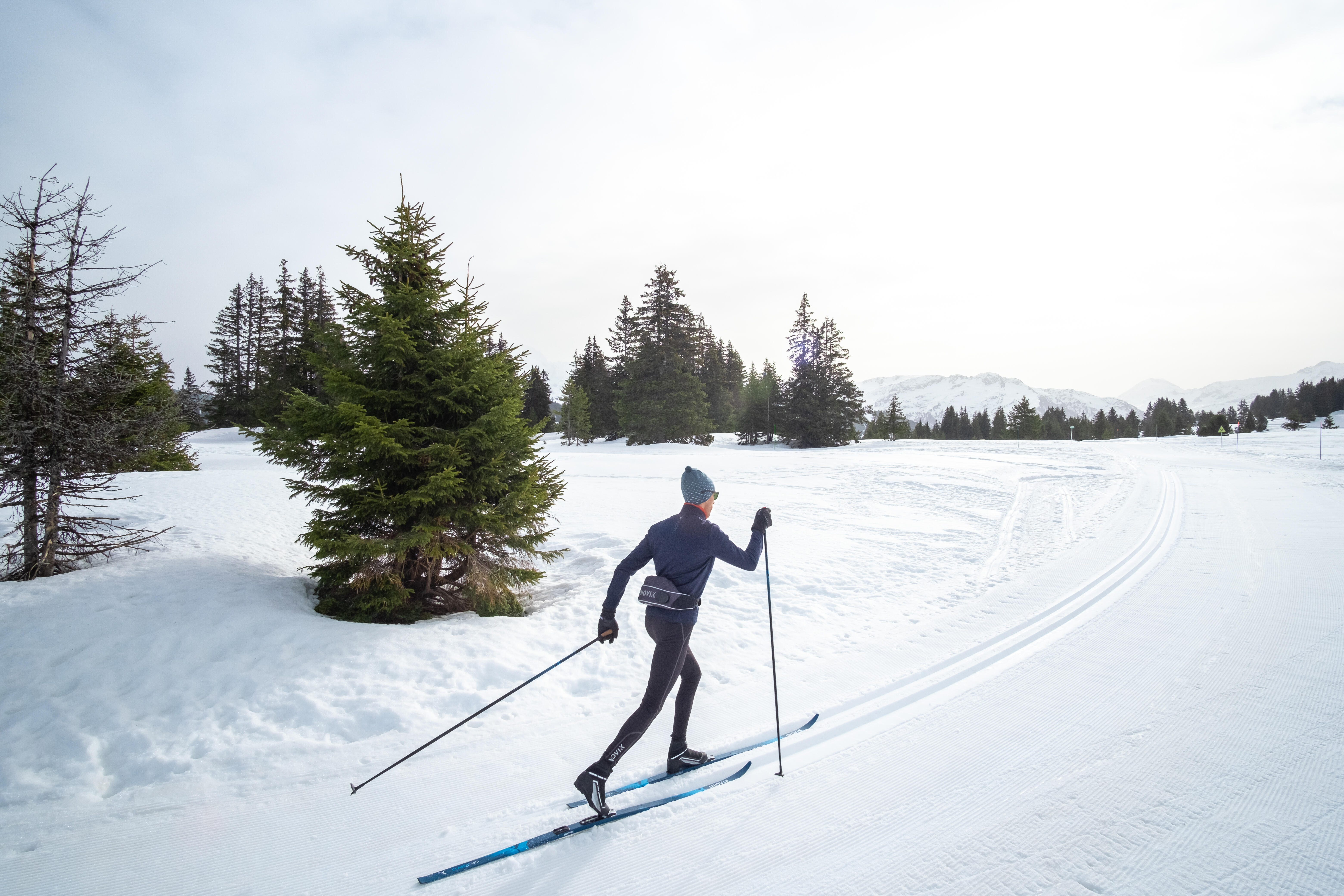 Men's Cross-Country Tights - XC S 100 Black - INOVIK