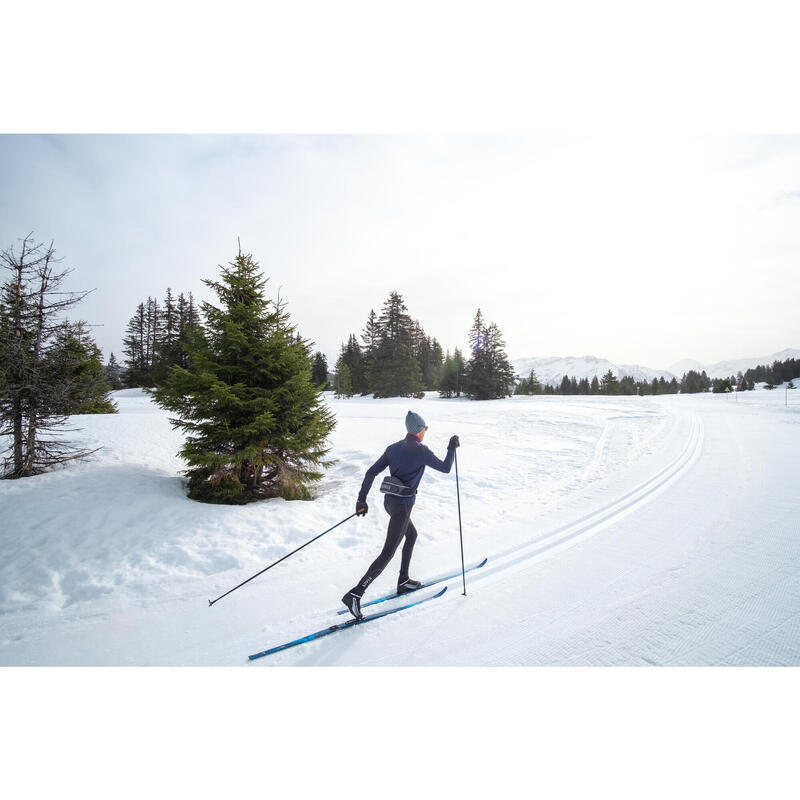 Gorro de ski de fundo 100 Adulto Azul