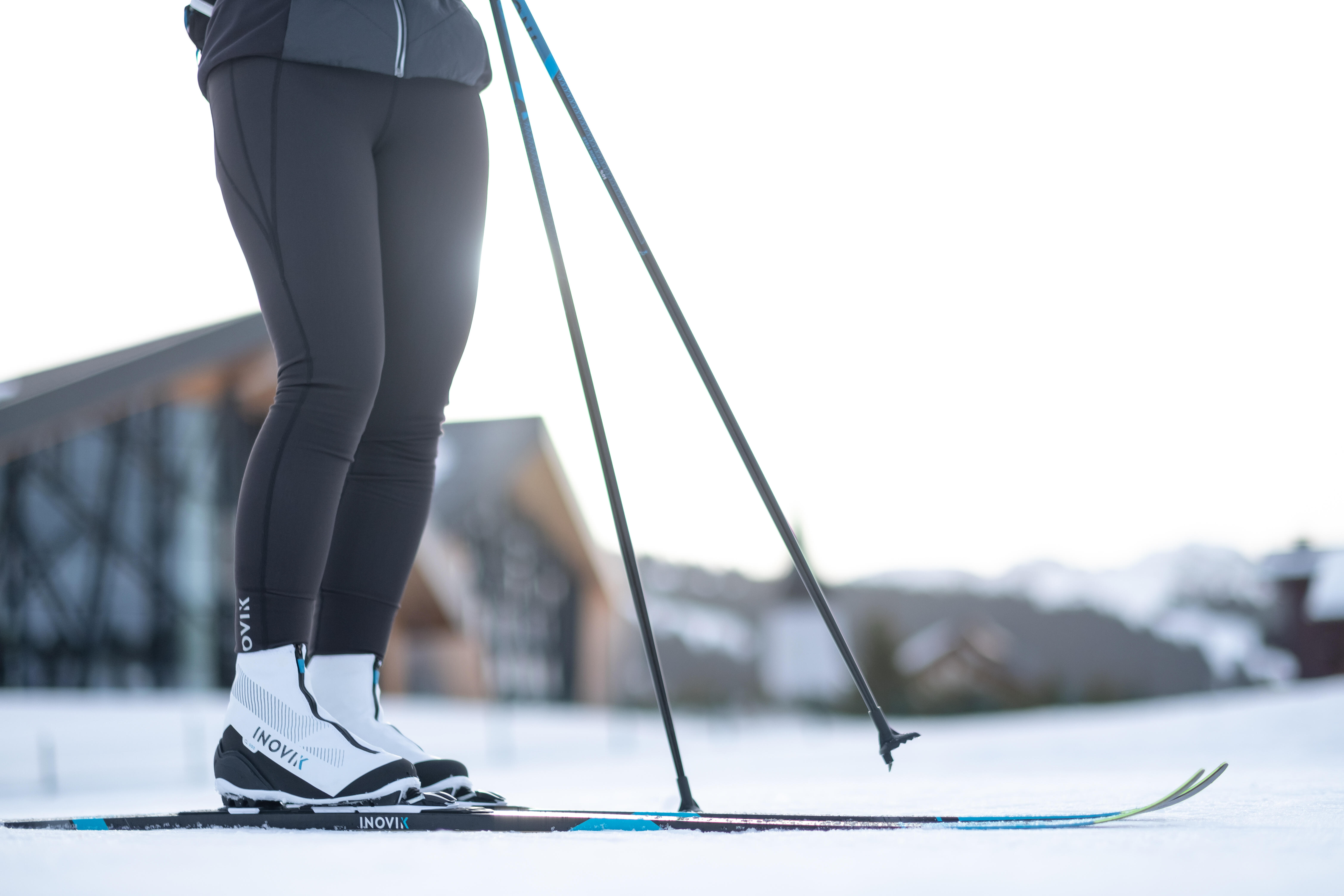 Women’s Cross-Country Ski Boots - 500 Classic White - INOVIK