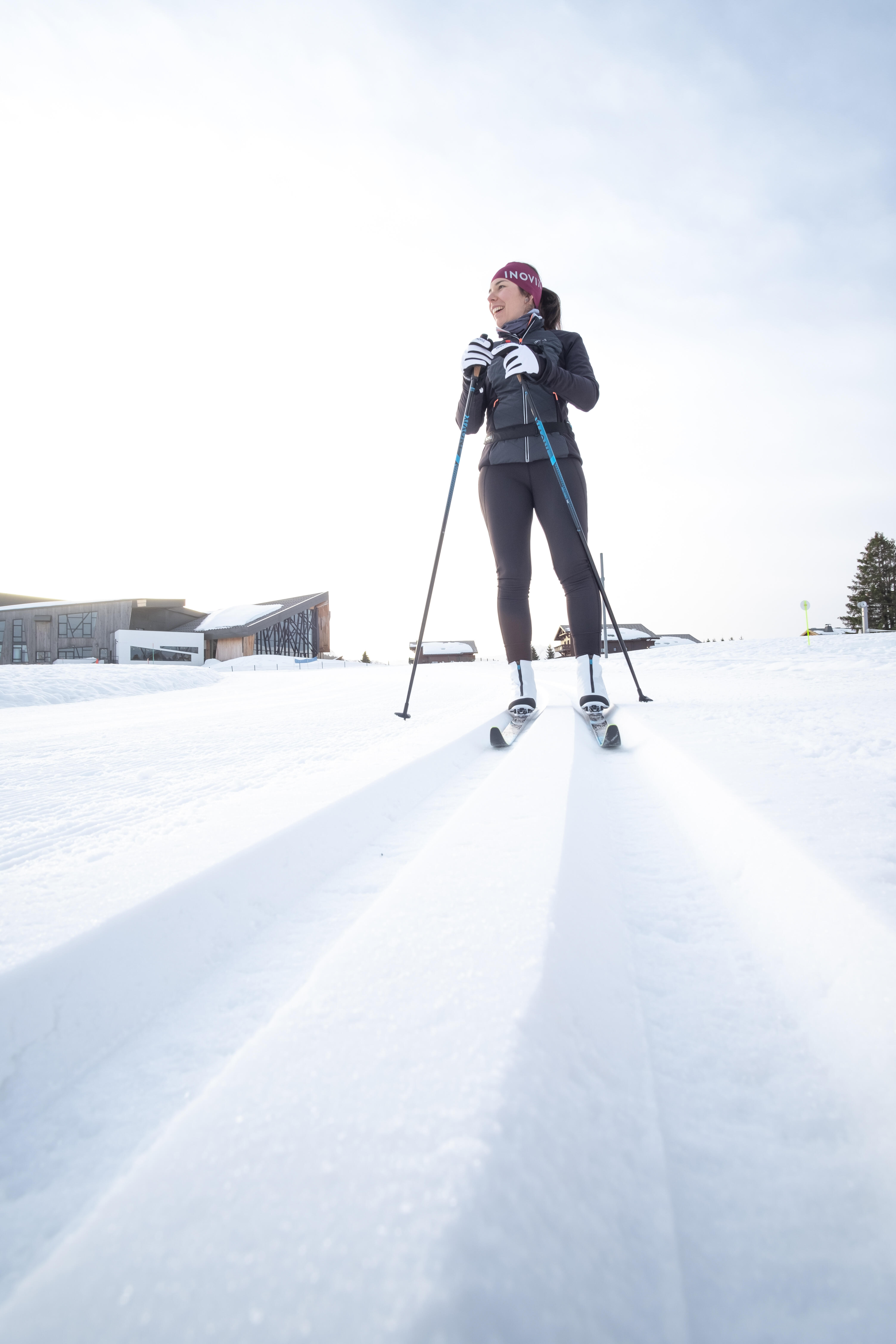 Collant de ski de fond chaud femmes – XC S 100 noir - INOVIK