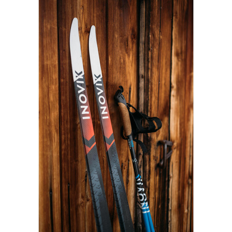 Langlaufski's vrije stijl 550 MEDIUM camber + Rottefella Xcelerator Pro-binding