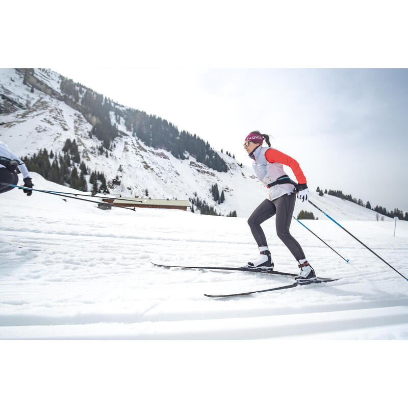 Langlaufski's voor volwassenen skating 550 HARD camber + Bindingen