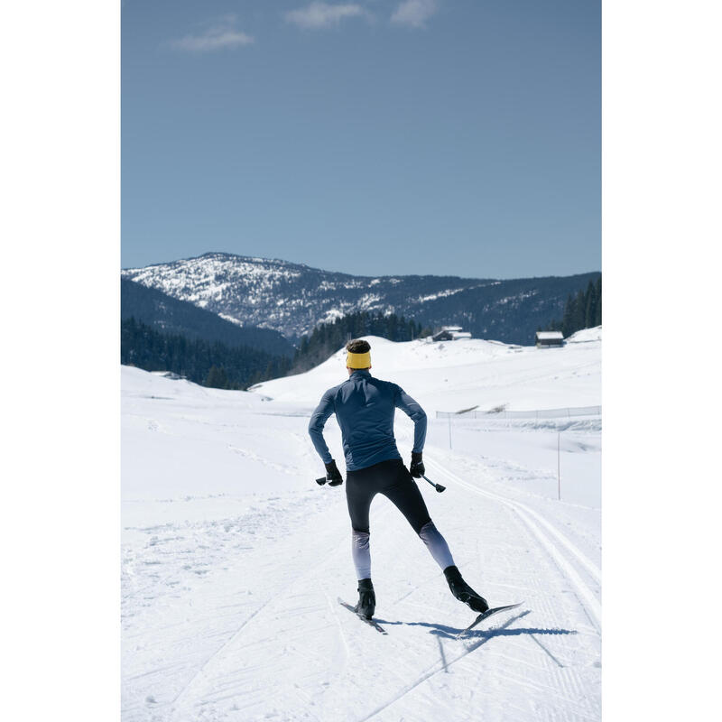 Langlaufski's voor volwassenen skating 550 HARD camber + Bindingen