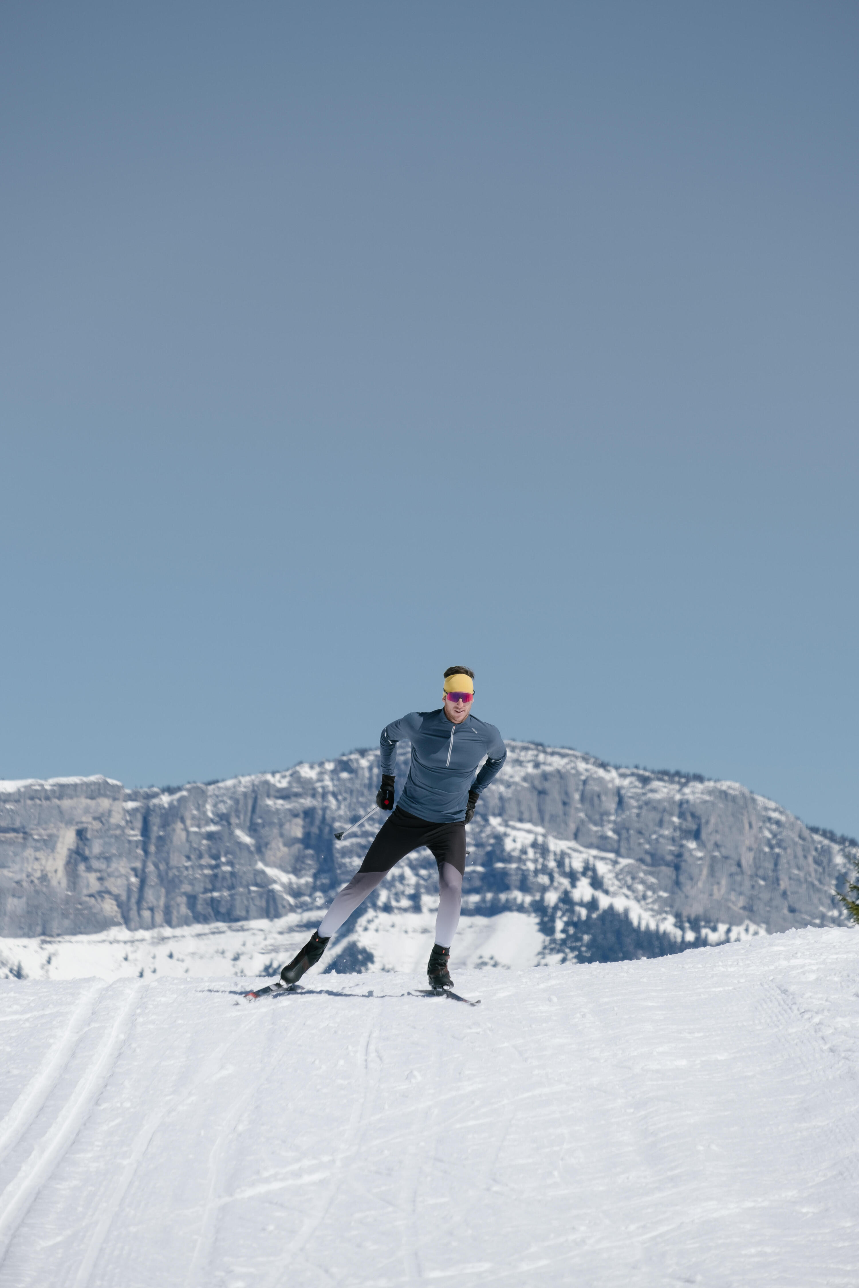 AD cross-country skis HARD camber skating 550+Rottefella Xcelerator Pro bindings 3/6