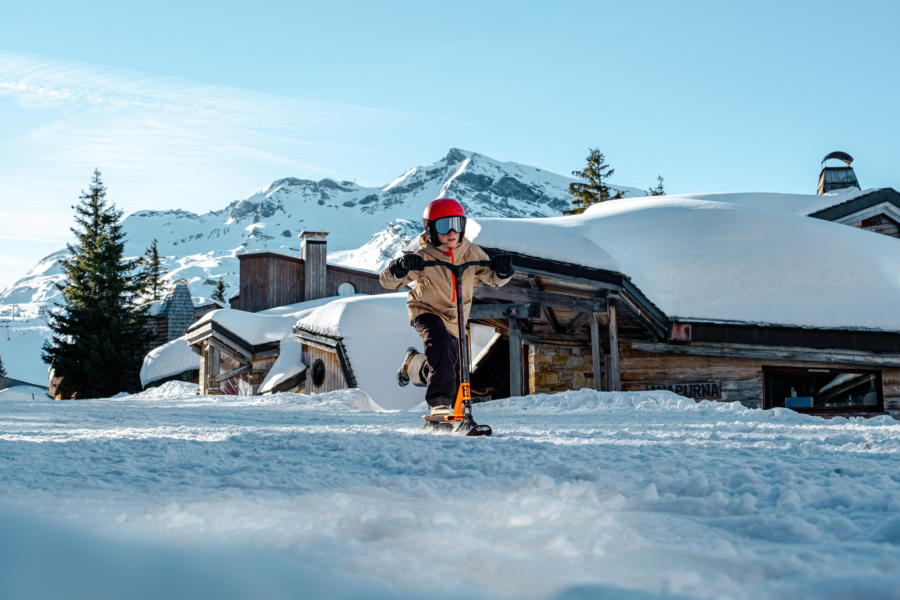 Kit for installing snow pads on a kids' scooter - SNOWPAD 2/10