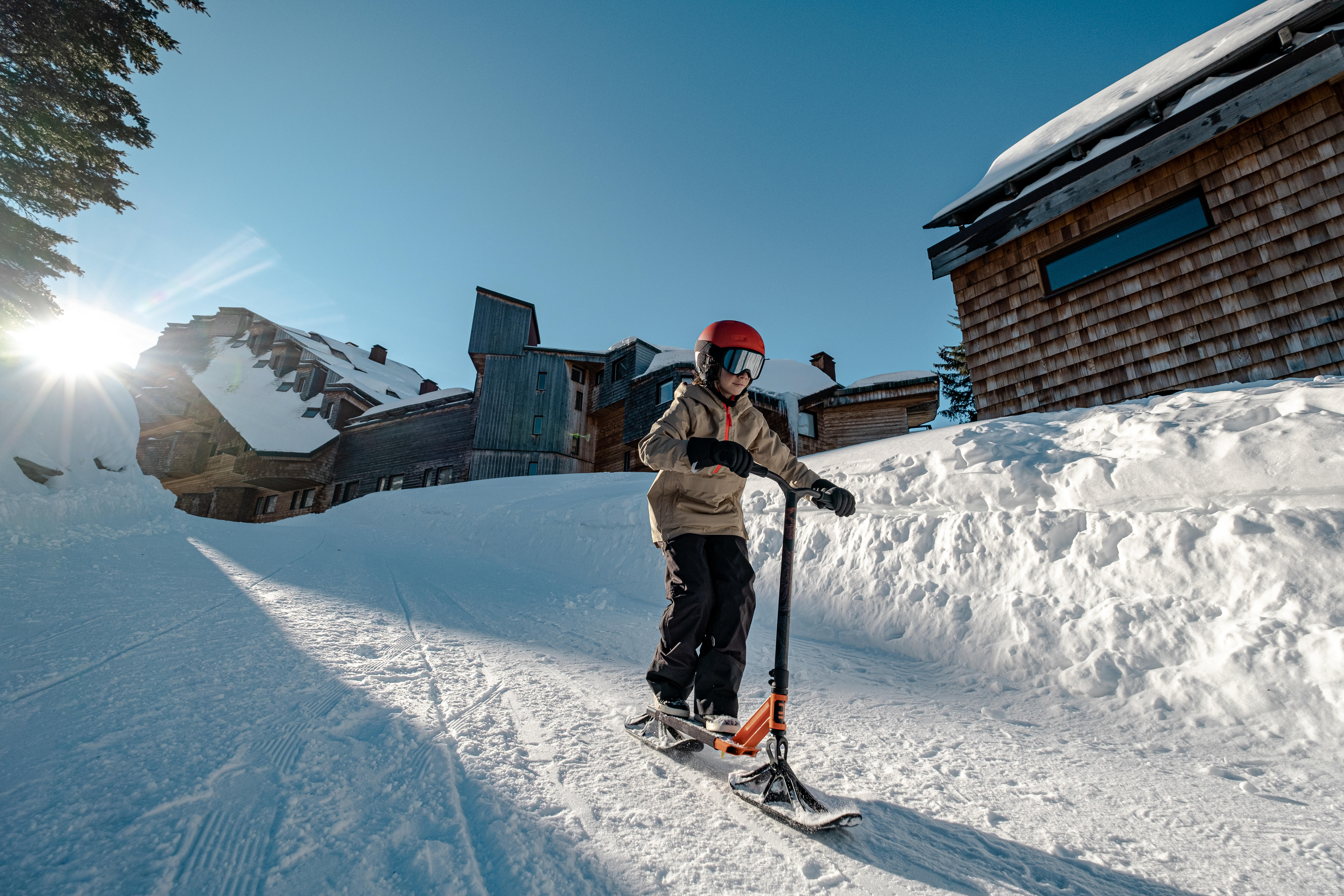 Scooter Conversion Kit - Snowpad Freestyle 500 - WEDZE