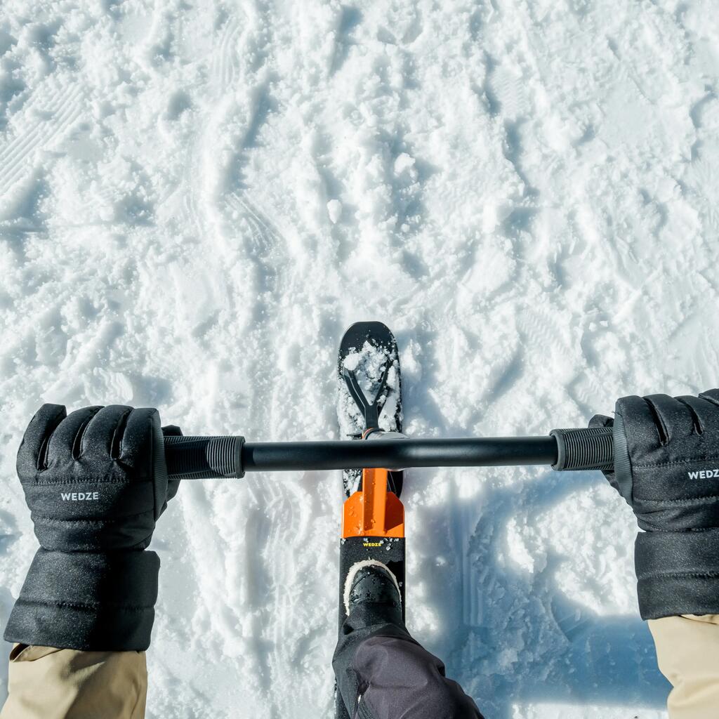 Kit for installing snow pads on a kids' scooter - SNOWPAD