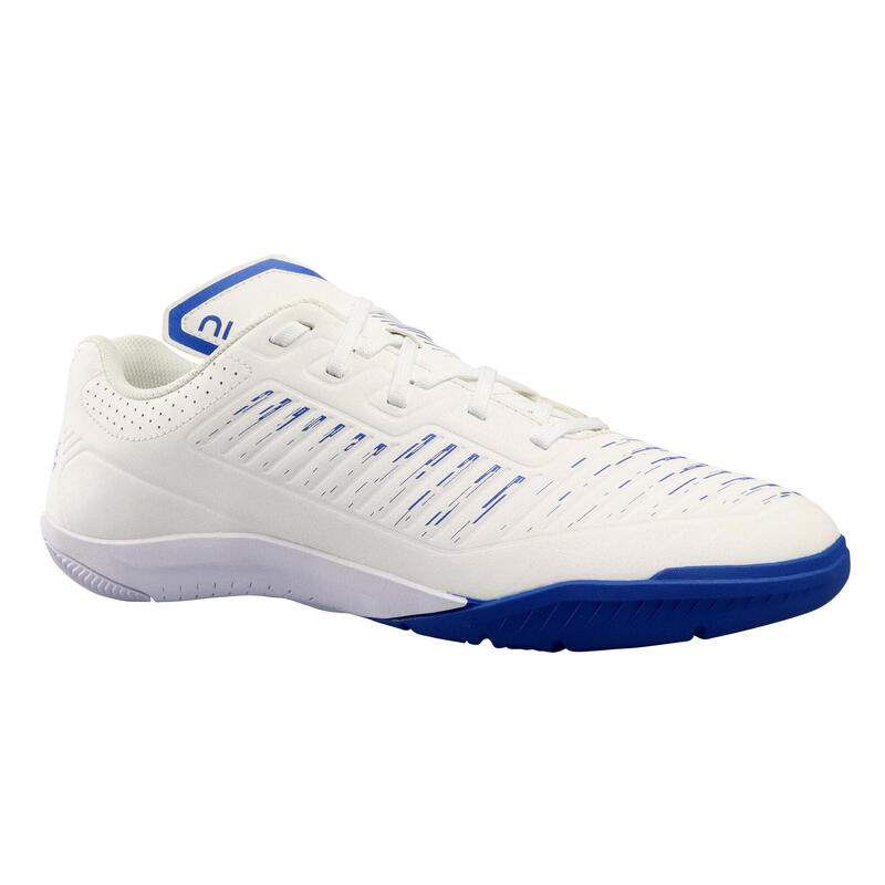 Scarpe futsal adulto GINKA 500 bianco-blu