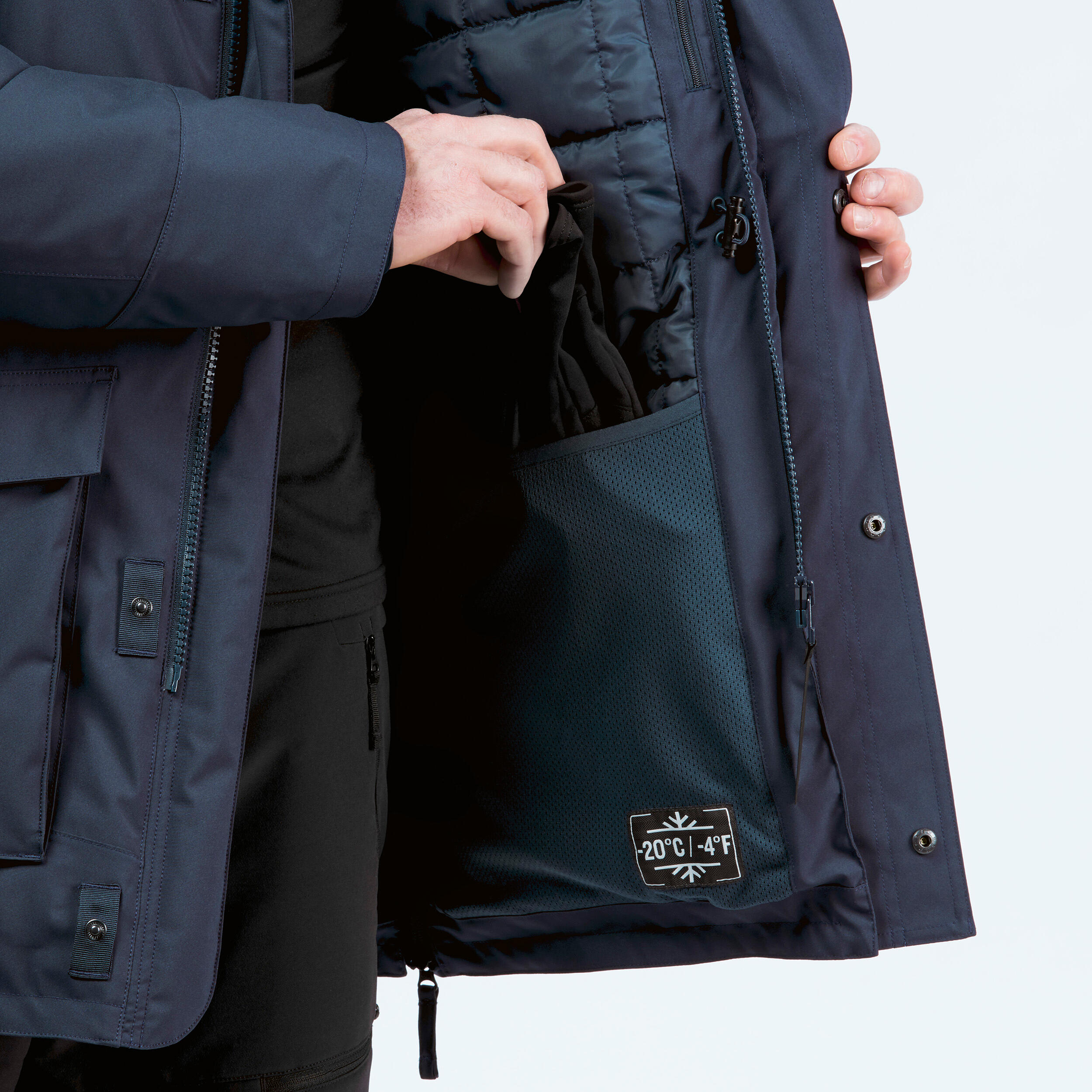Men’s Winter Waterproof Hiking Parka – SH 900 - QUECHUA