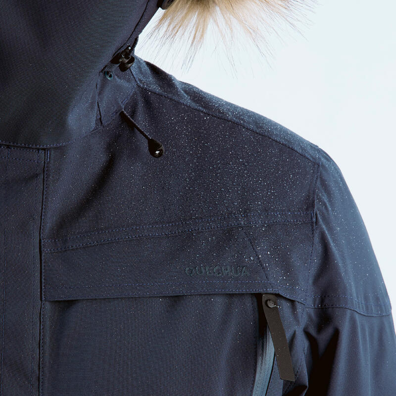Waterdichte parka jas voor heren - winterjas parka - SH900 - tot -20°C - blauw