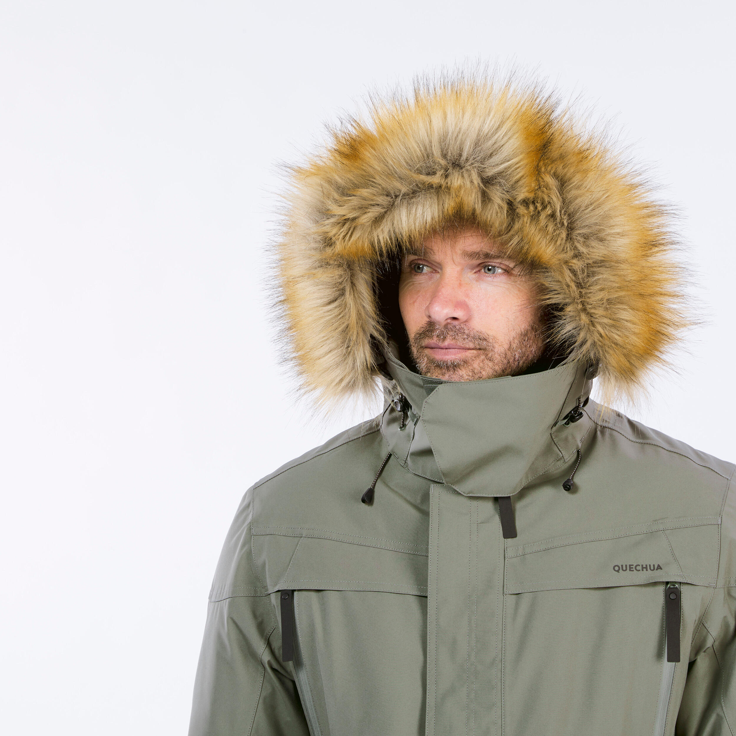 Men s Winter Waterproof Hiking Parka SH900 20 C Decathlon
