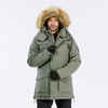 Winterjacke Parka Herren warm bis -20°C wasserdicht Winterwandern - SH900 khaki