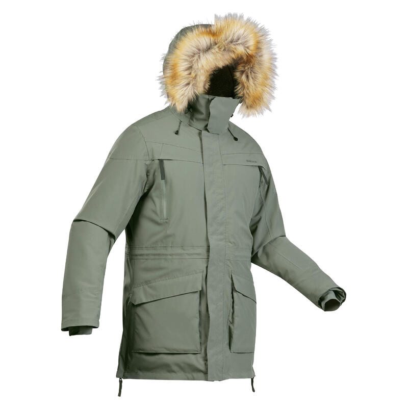 Férfi kabát téli túrázáshoz SH500 Ultra-warm, vízhatlan, -20 °C-ig