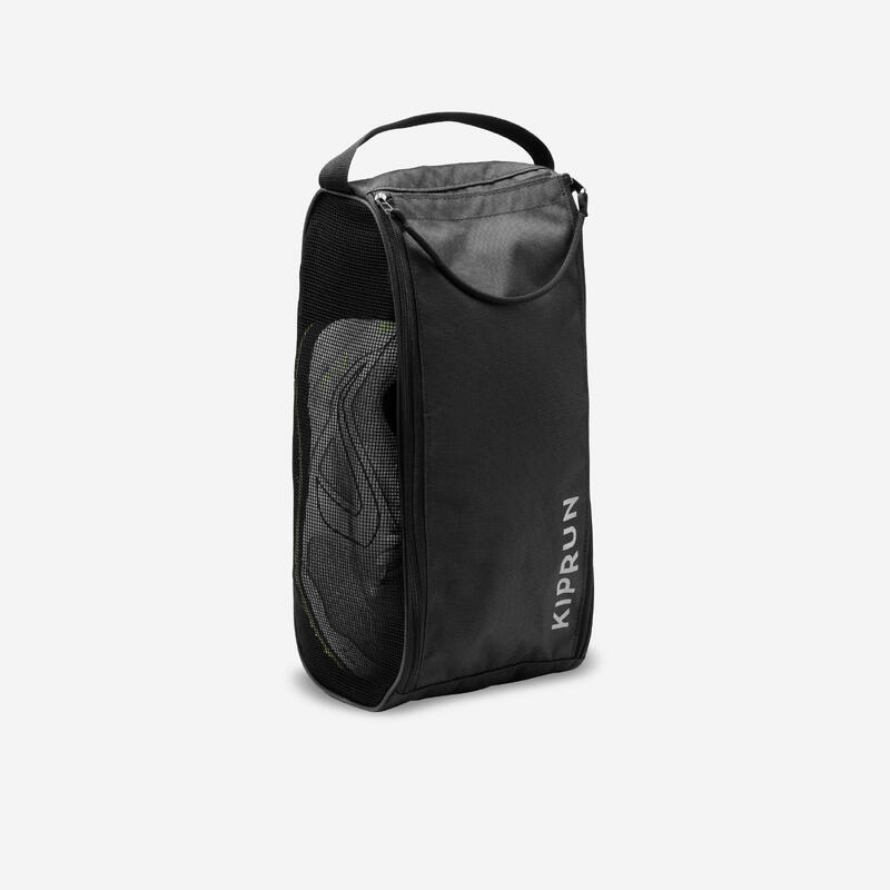 Bolsa para zapatillas con clavos de atletismo y running - KIPRUN negro