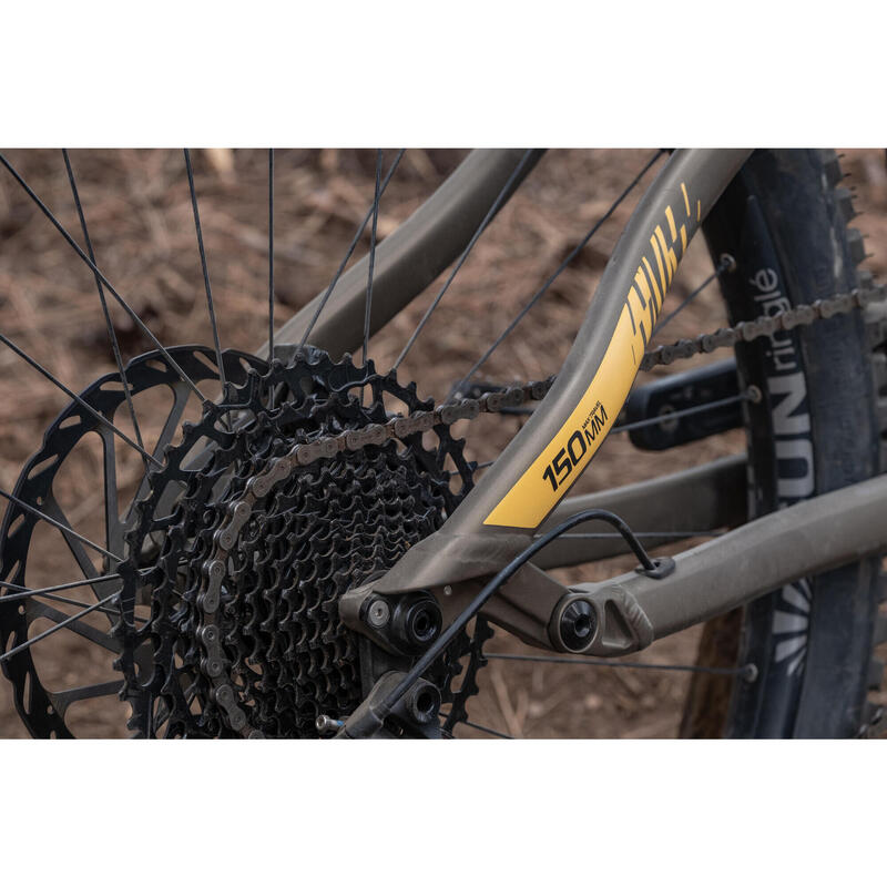 Bicicletă MTB electrică suspendată 29" STILUS E-ALL MOUNTAIN Ocru