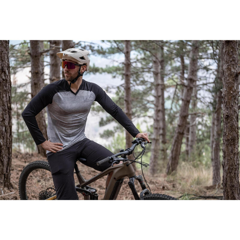 Kurze Radhose MTB Short Enduro All Mountain schwarz 