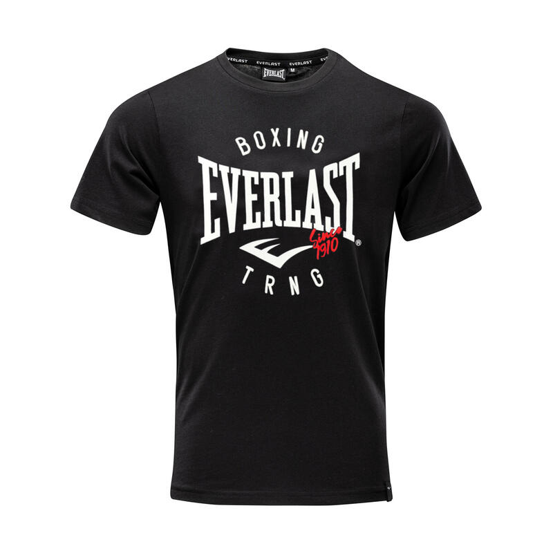 T-shirt uomo boxe Everlast LODEL 100% cotone nera