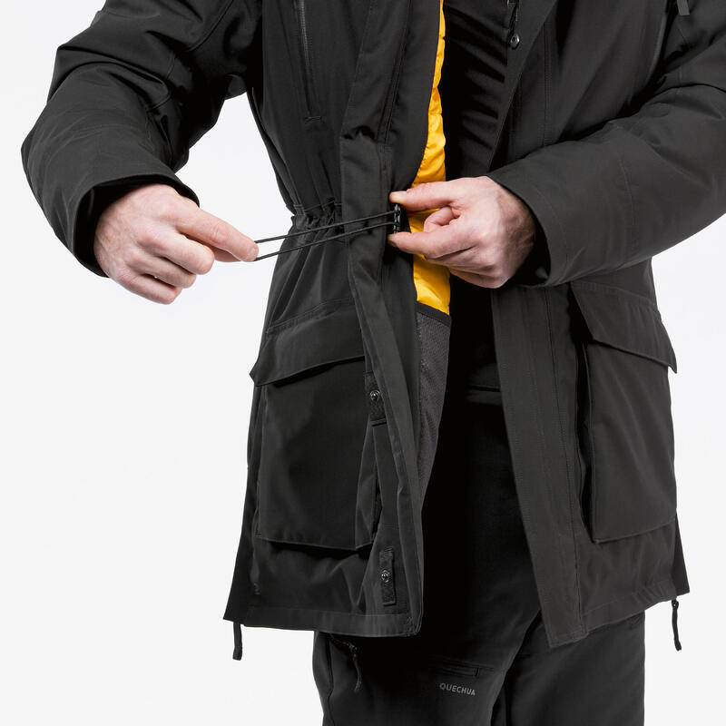 Geacă Parka Impermeabilă Drumeție NH900 -20°C Negru Bărbați
