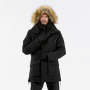 Winterjacke Parka Herren warm bis -20°C wasserdicht - SH900 schwarz