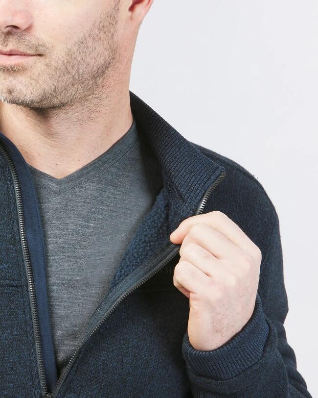 Fleecejacke Herren warm Winterwandern - SH100 