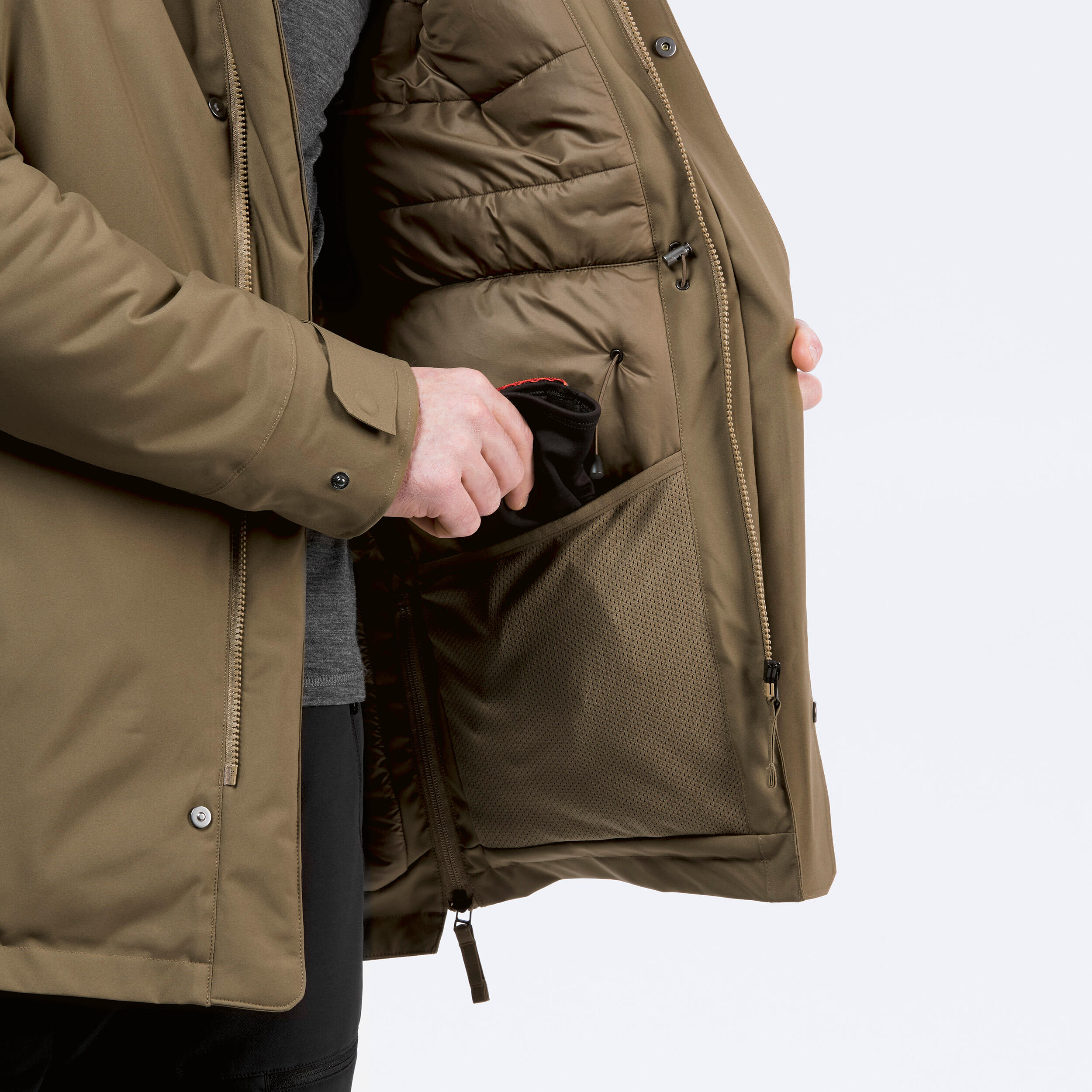Waterdichte winterparka voor wandelen heren SH500 -10°C 13/13