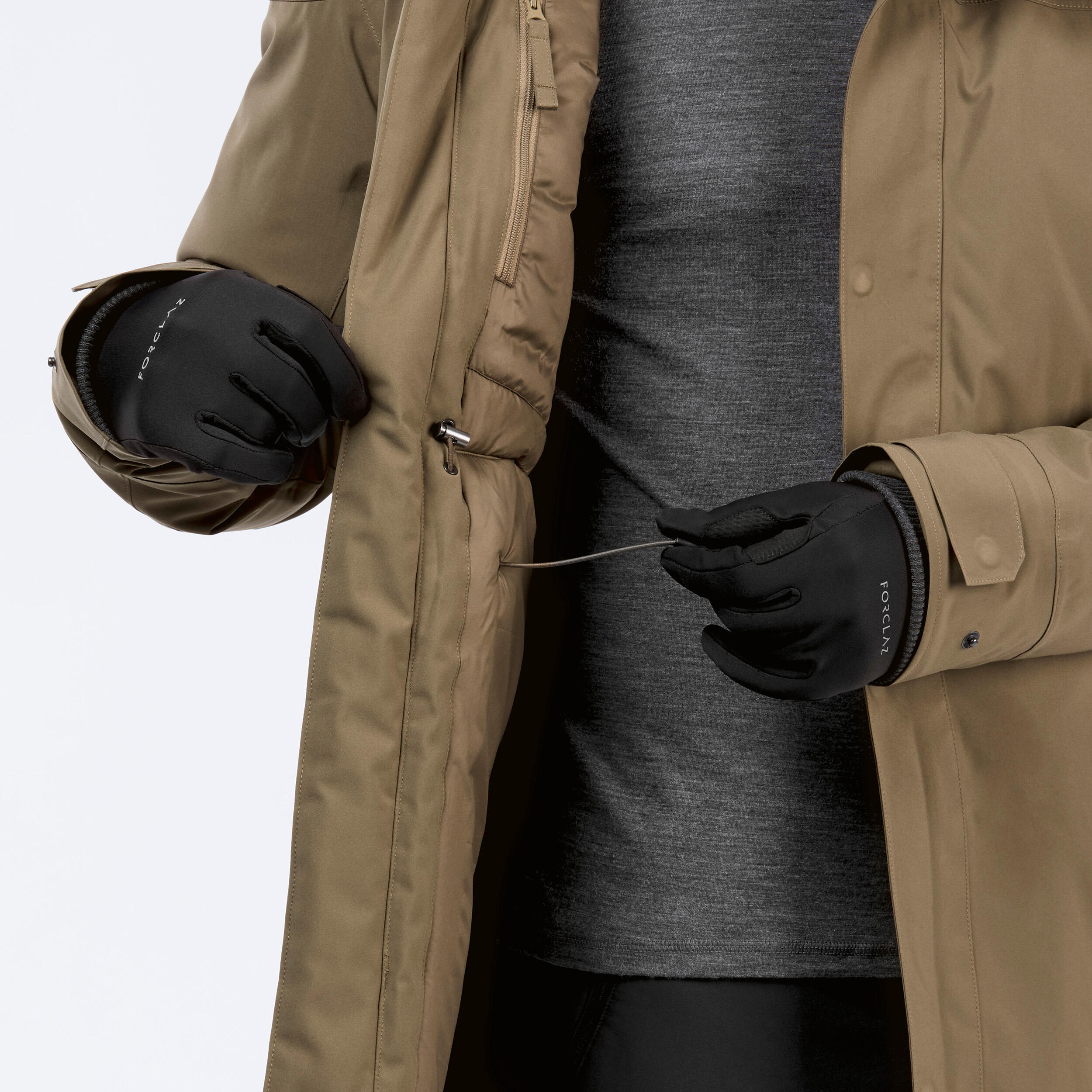 Waterdichte winterparka voor wandelen heren SH500 -10°C 7/13