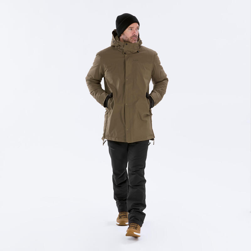 WATERDICHTE WINTERPARKA VOOR WANDELEN HEREN SH500 -10°C