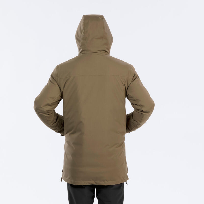 Parka de randonnée -10°C imperméable homme, NH500 marron