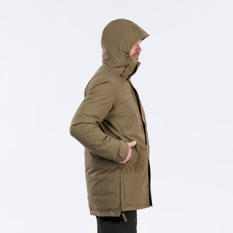 Parka trekking uomo SH500 marrone | -10°C