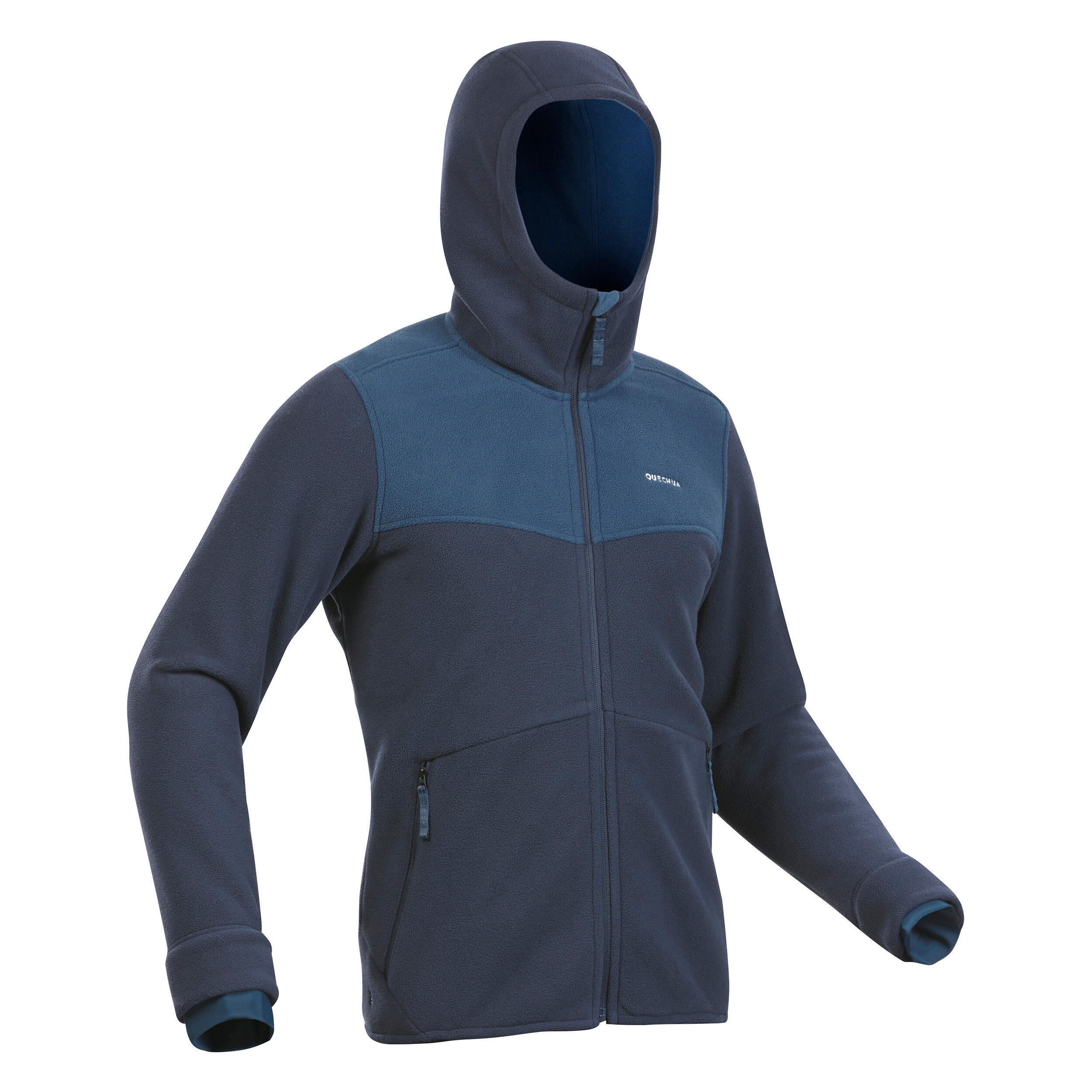 Men's Warm Hiking Fleece Jacket SH500 2/6