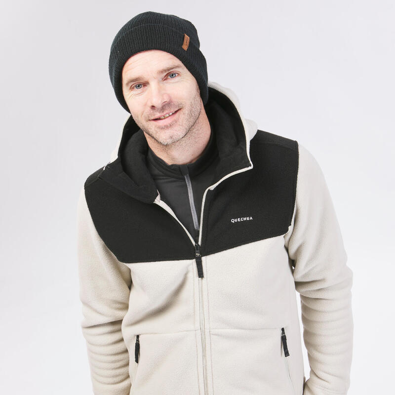 Men’s Warm Hiking Fleece Jacket - SH100 U-Warm