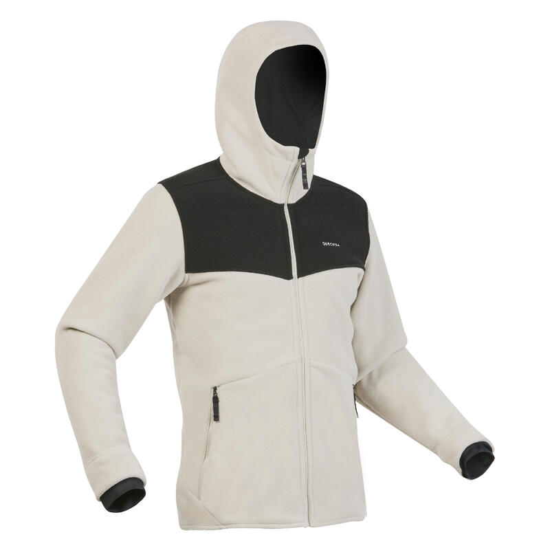 Men’s Warm Hiking Fleece Jacket - SH100 U-Warm