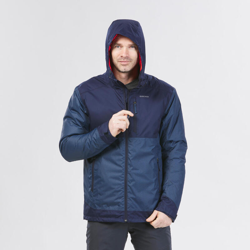 Erkek Outdoor Su Geçirmez Kar Montu - Yeşil / Siyah - SH100 Warm -10°C