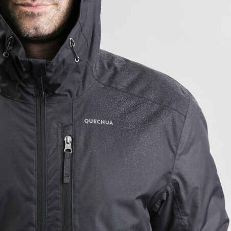 Men’s hiking waterproof winter jacket - SH500 -10°C