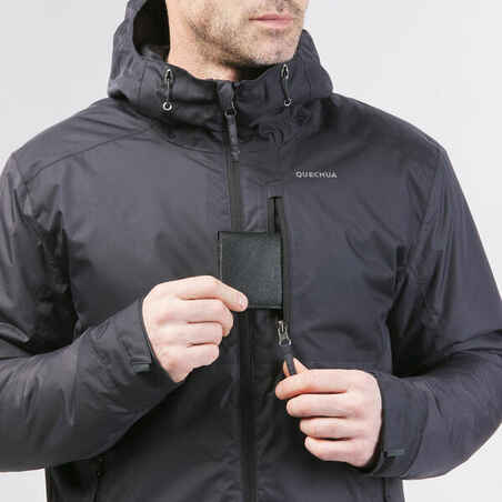 Abrigo de montaña y nieve impermeable Hombre Quechua SH100 X-Warm