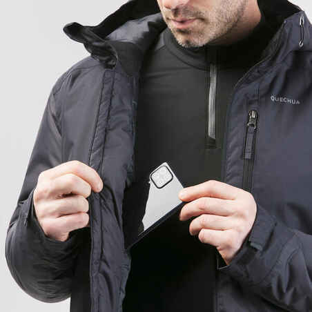 Men’s hiking waterproof winter jacket - SH500 -10°C