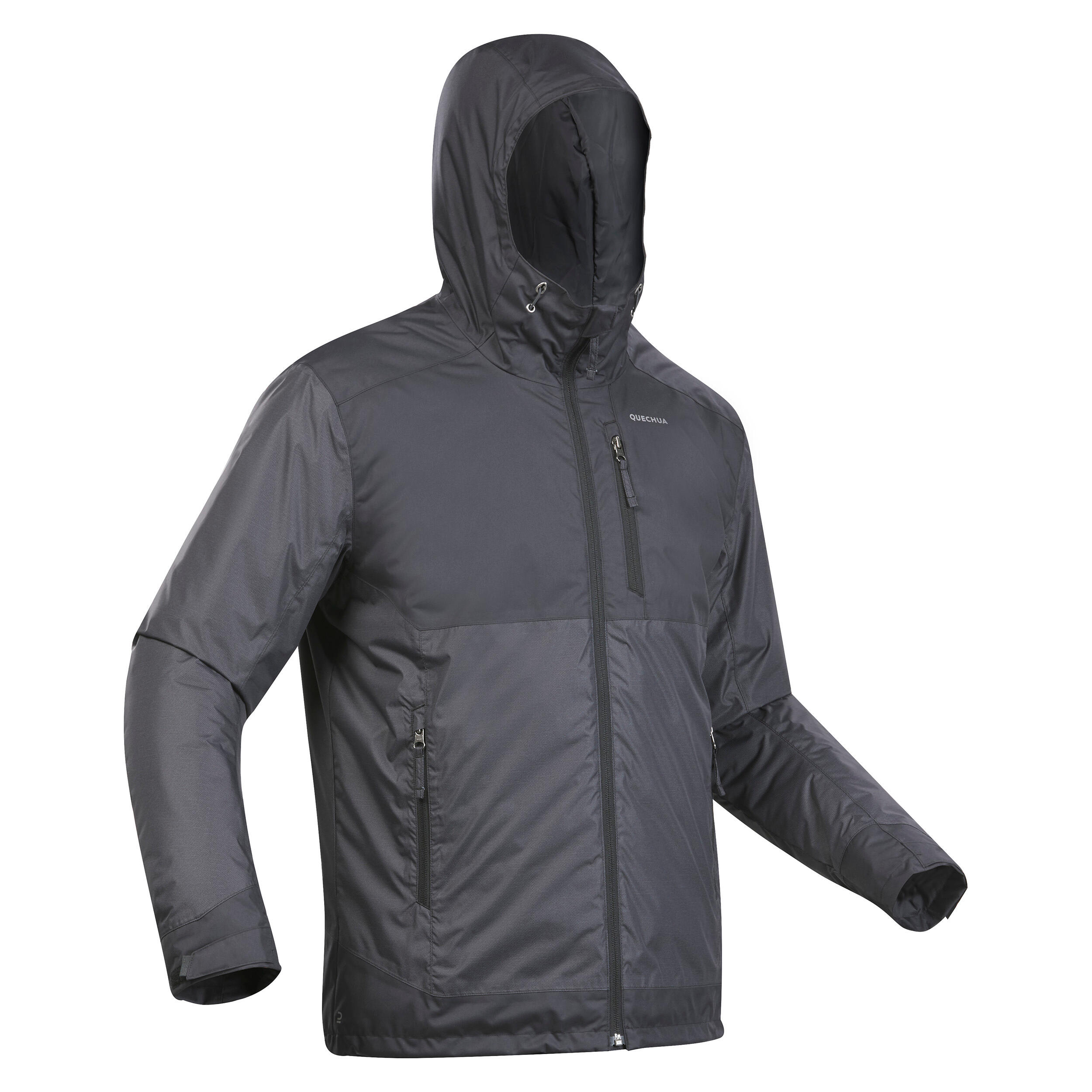 Abrigo de montana y nieve impermeable con capucha Hombre Quechua SH500 Decathlon