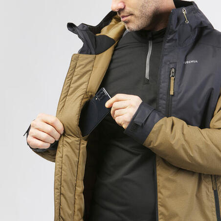 Veste hiver imperméable de randonnée - SH100 X-WARM -10°C - homme