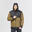 Winterjacke Herren warm bis -10°C wasserdicht - SH500 schwarz/braun