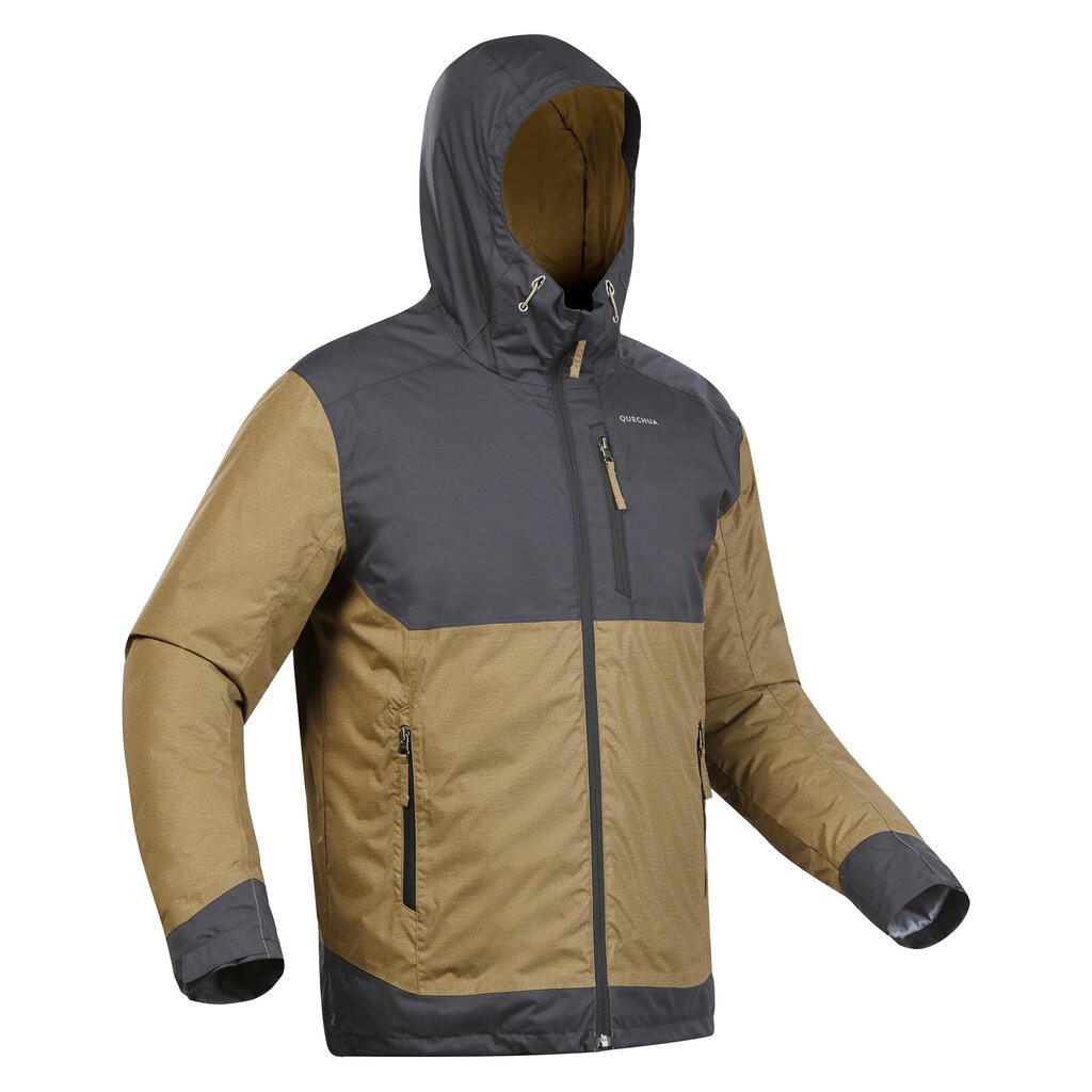 Men’s Waterproof Winter Hiking Jacket - SH100 X-WARM -10°C