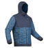 Men Winter Jacket - Waterproof Bomber SH500 -10°C Blue