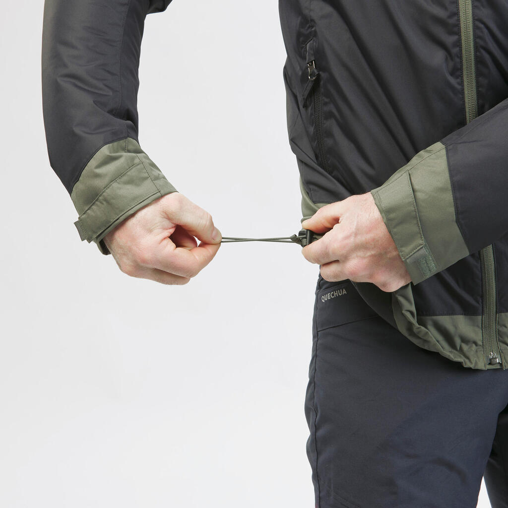 Veste de randonnée -10°C imperméable homme, NH500 vert